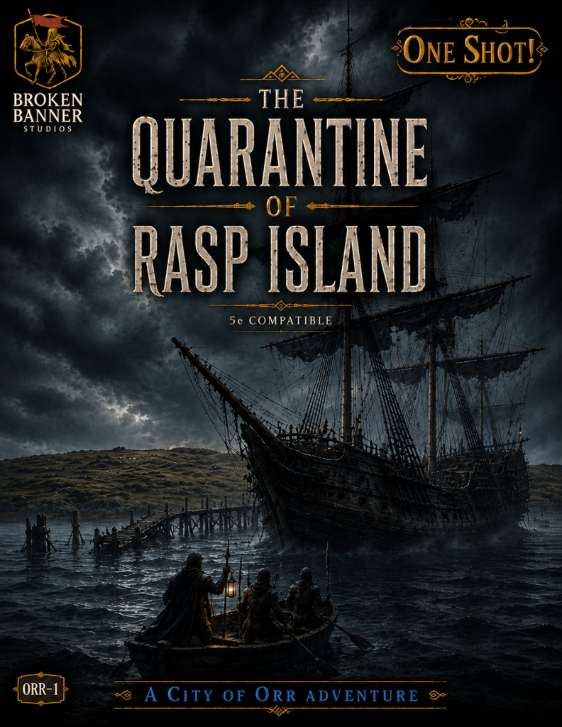 Cover of The Quarantine of Rasp Island adventure module